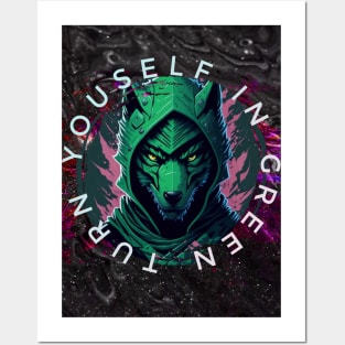 Turn Youself In Green. Posters and Art